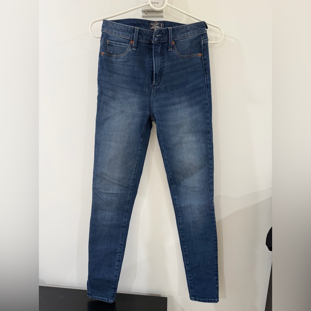 Abercrombie & Fitch Blue Jean Leggings